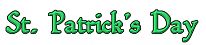 St Patrick's Day